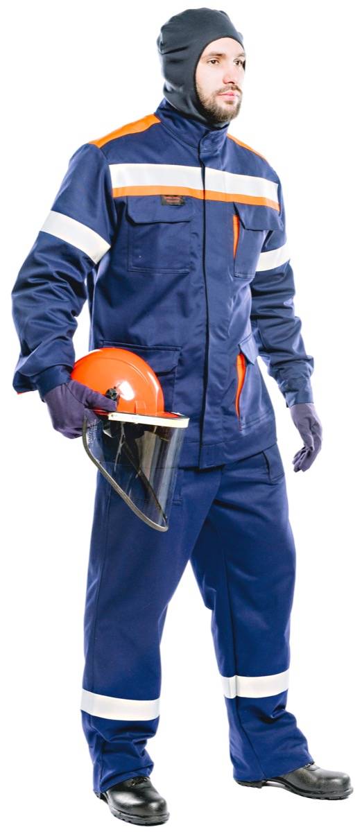 Костюм 42 кал/см2 из огнезащитной ткани WORKER, с термобельём (Куртка+брюки)