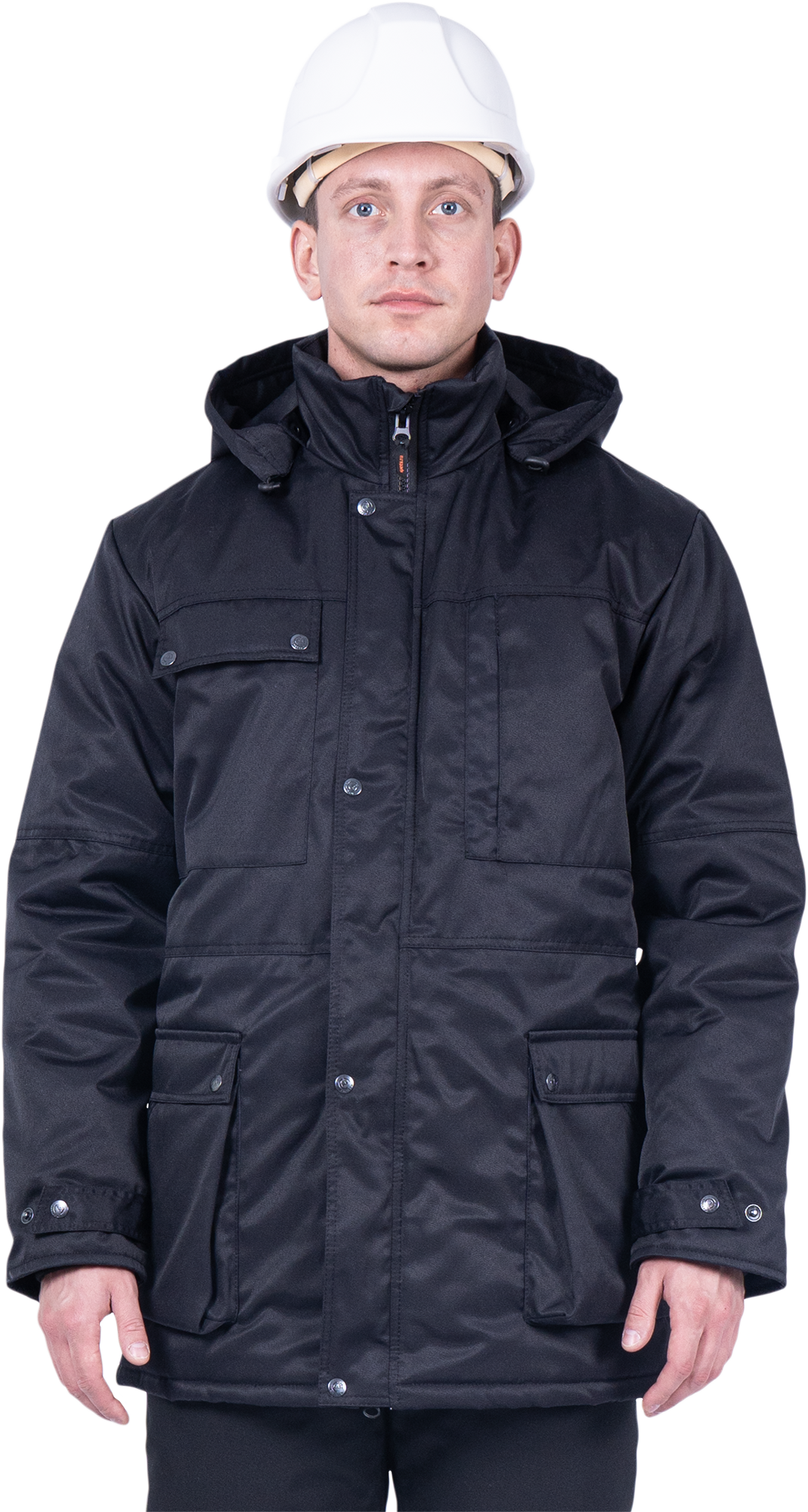 Куртка мужская ЗАЩИТА от пониженных температур воздуха, механических воздействий и ОПЗ, черная