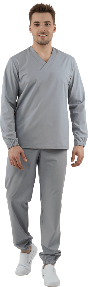 Костюм мужской МАРТ ХАССП от ОПЗ (блуза, брюки), серый