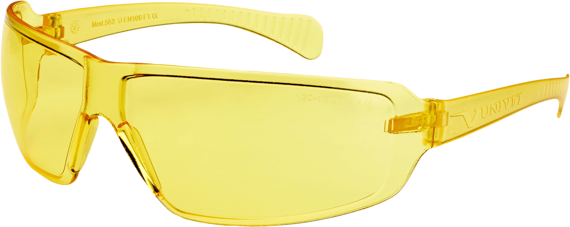 Очки UNIVET™ 553 ZERO NOISE (553Z.01.01.03) (РС) AS+/AF (К), желтые