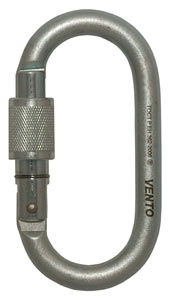 Карабин СТАЛЬНОЙ ОВАЛ (vnt 1013) с муфтой (16 мм)