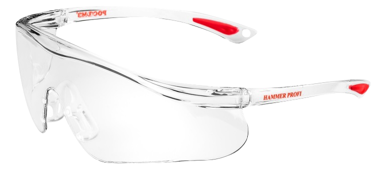 Очки РОСОМЗ™ О55 HAMMER PROFI StrongGlass (15537) (PC) (KN)