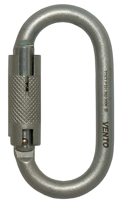 Карабин СТАЛЬНОЙ ОВАЛ (vnt 1010) с байонетной муфтой (16 мм)