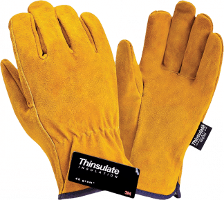 Перчатки ДРАЙВЕР СТ, (0128 3М), спилок, Тинсулейт®