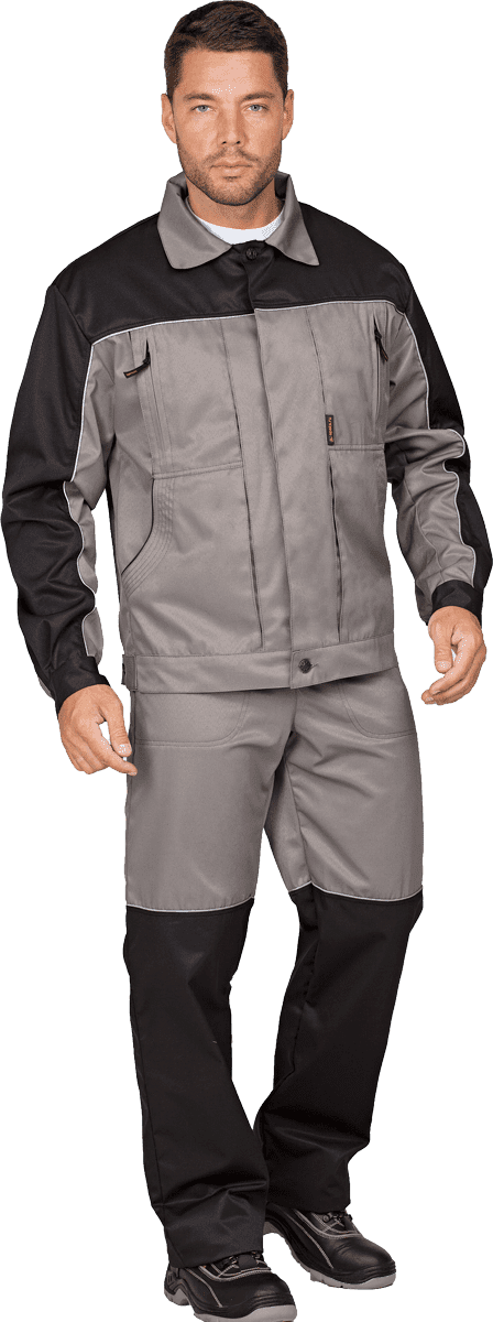 Комбинезон хлопчатобумажный. Костюм серый союзспецодежда. Серая роба. Костюм химогард 44-46/182-188. Роба серая комбинезон.