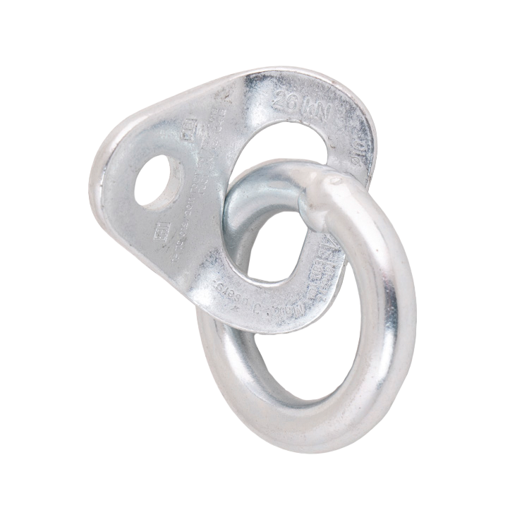 Шлямбурное ухо с кольцом д.10мм (vnt 1183) оцинковка