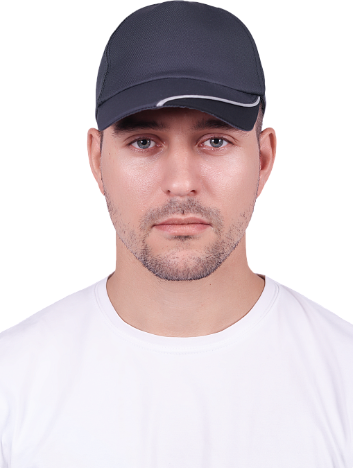 Бейсболка IFORM, т.серый-черный