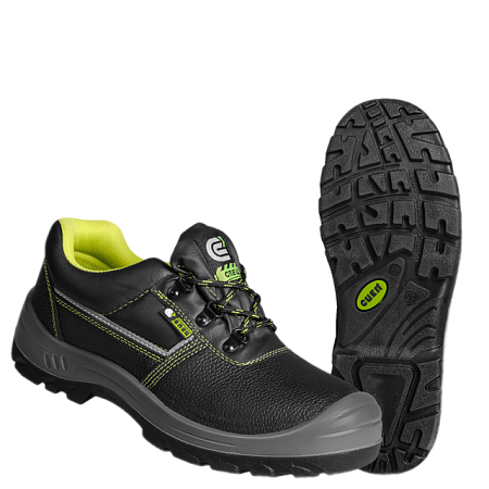 Полуботинки СПЕЦ® кожаные с МП и МС на ПУ/ПУ