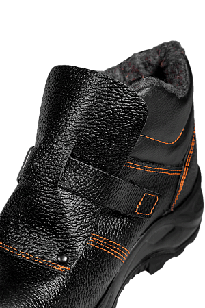 Ботинки СВАРЩИК с МП шерст. мех юфтевые ПУ/нитрил