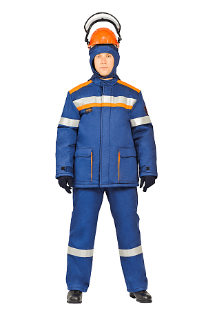 Костюм демисезонный 90 кал/см2 из огнезащитной ткани WORKER,(Куртка+брюки)
