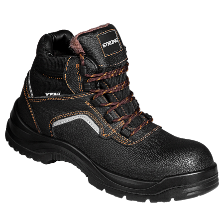 Ботинки STRONG (Стронг) с КП шерст. мех кожаные ПУ/ПУ