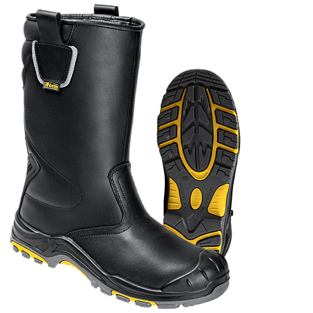 Сапоги iForm® ORIGINAL (ОРИДЖИНАЛ) с КП и КС шерст. мех кожаные ПУ/нитрил