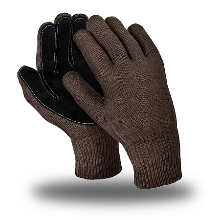 Перчатки ХАНТЫ (WG-794), шерсть/акрил, флис, Shelter Micro™ 60, спилок