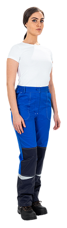 Костюм КМ-10 ЛЮКС летний, василек-синий, женский (Куртка+брюки)