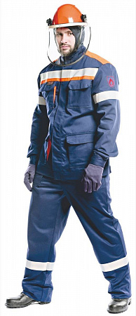 Костюм 31 кал/см2 из огнезащитной ткани WORKER,(Куртка+брюки)