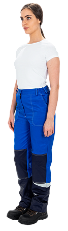 Костюм КМ-10 ЛЮКС летний, василек-синий, женский (Куртка+брюки)