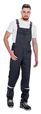 Костюм КМ-10 ЛЮКС АНТИСТАТ летний, т.синий-василек (куртка+полукомбинезон)