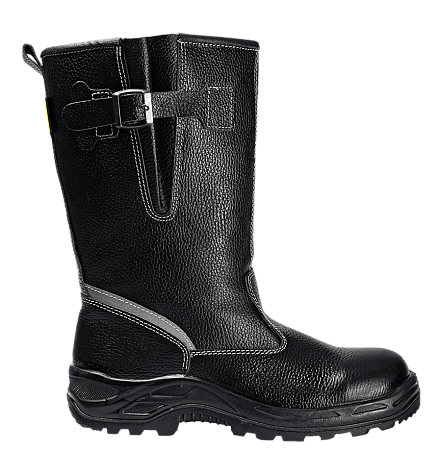 Сапоги TURBO с КП шерст. мех хромовые ПУ/нитрил