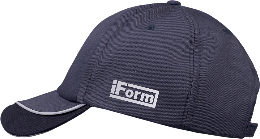 Бейсболка IFORM, т.серый-черный Импорт