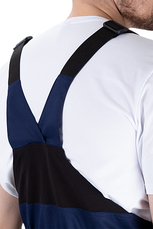 Полукомбинезон ACTIVE FLEX / АКТИВ ФЛЕКС летний, т.синий-флуоресцентный желтый