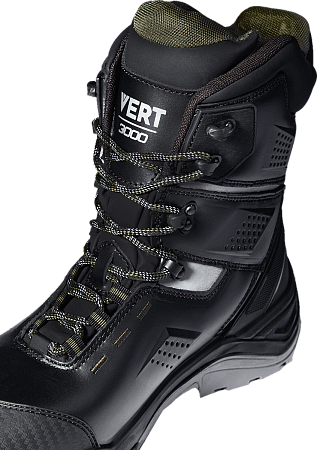 Ботинки VERT высокий берец с КП и КС кожаные ПУ/ТПУ