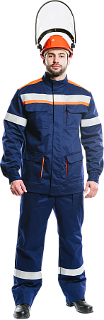 Костюм 20.1 кал/см2 из огнезащитной ткани WORKER,(Куртка+брюки)