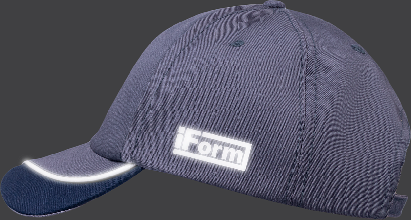 Бейсболка IFORM, серый-т.серый