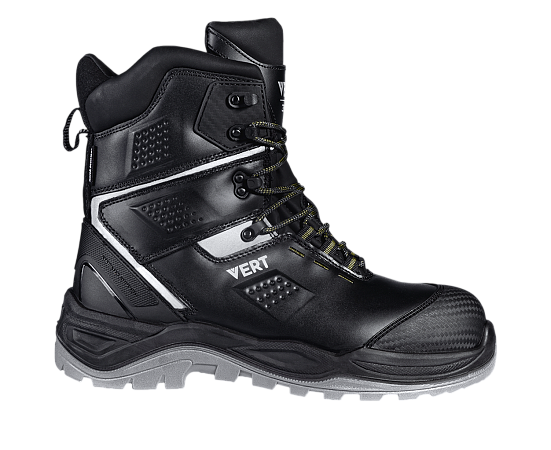 Ботинки VERT высокий берец с КП и КС нат. мех кожаные ПУ/ТПУ