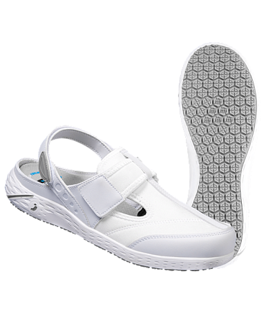 Полуботинки (тип сабо) ALIZA (АЛИЗА), женские, иск кожа/лайкра ЭВА/резина (белый/WHT)