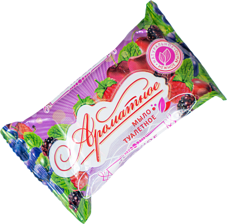 Мыло туалетное 100 г. в цветной упак.