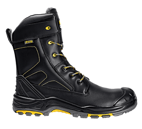 Ботинки iForm® ORIGINAL (ОРИДЖИНАЛ) высокий берец с КП и КС шерст. мех кожаные ПУ/нитрил