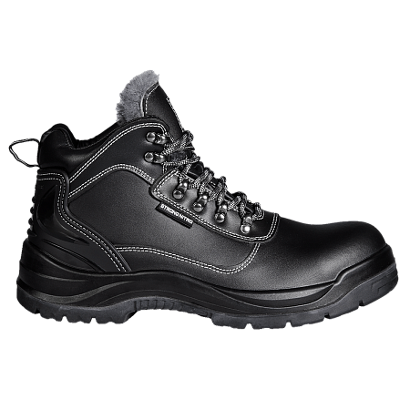 Ботинки STRONG NITRO (СТРОНГ НИТРО) с КП и КС нат. мех кожаные ПУ/нитрил