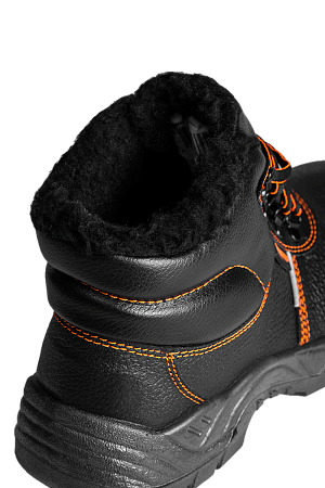 Ботинки МАСТЕР иск. мех кожаные ПУ