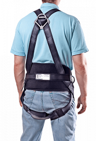 Привязь BG СПР-04, наплечные/набедренные лямки, высокий плотный кушак