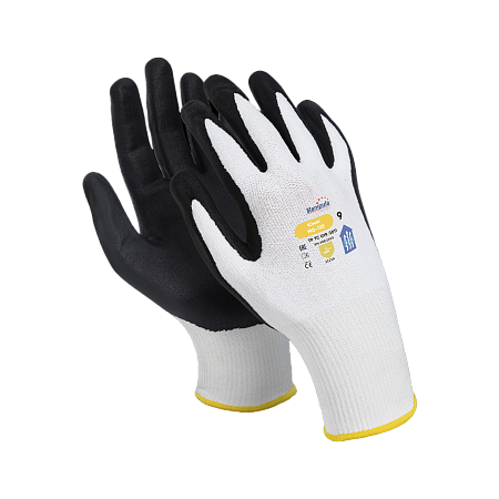 Перчатки ЮНИТ (MG-125), полиэфир, спандекс, нитрил частичный, оверлок