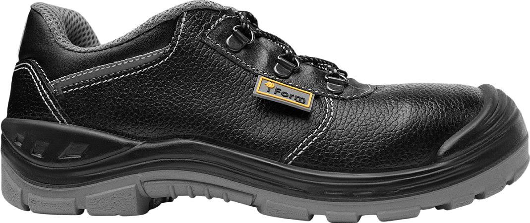 Полуботинки TURBO с КП, хромовые ПУ/нитрил