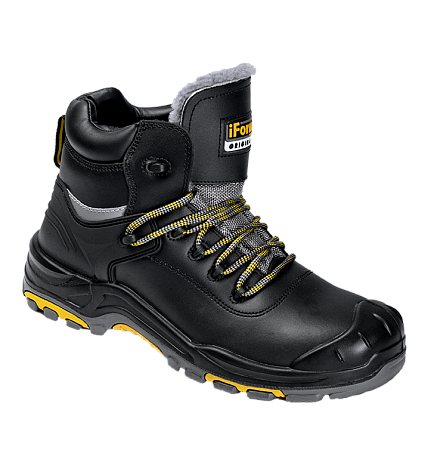 Ботинки iForm® ORIGINAL (ОРИДЖИНАЛ) с КП и КС нат. мех кожаные ПУ/нитрил