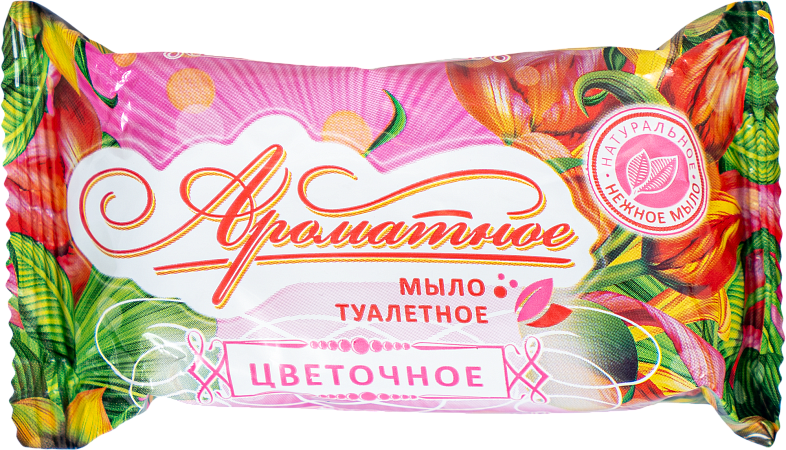 Мыло туалетное 100 г. в цветной упак.