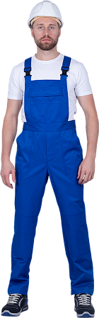 Костюм СПЕЦИАЛИСТ-2 летний, василек-т/синий (Куртка+полукомбинезон)