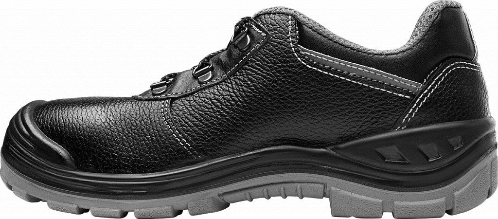 Полуботинки TURBO с КП, хромовые ПУ/нитрил