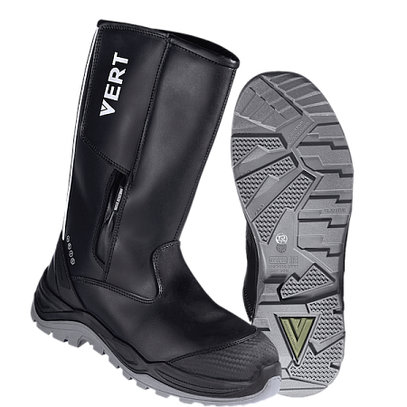 Сапоги VERT высокие с КП и КС шерст. мех кожаные ПУ/ТПУ