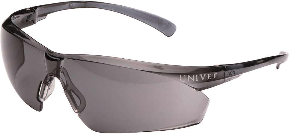 Очки UNIVET™ 505UP (505U.00.00.02) (РС) Anti-scratch, дымчатые